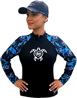 SPF 50+ Sun Shirt
Cool Blue Maui Turtle
